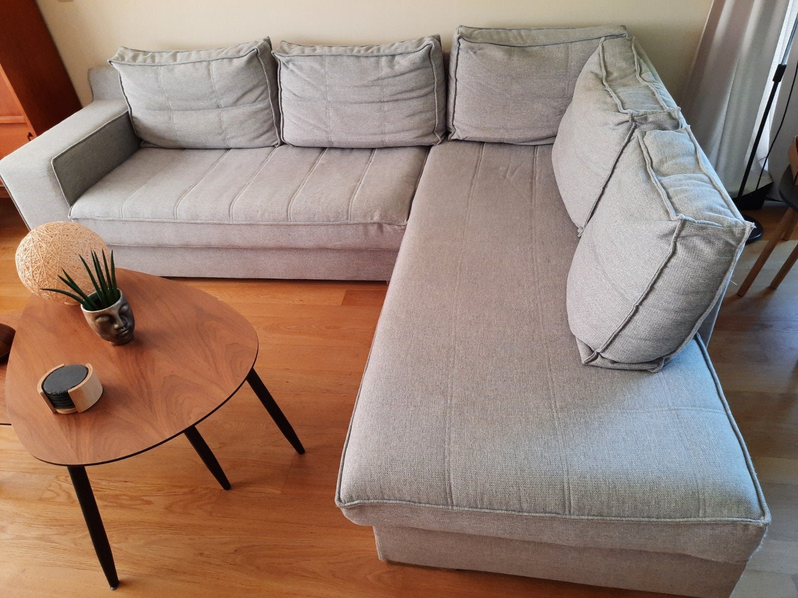 Complete hoeksalon met lounge., Ophalen