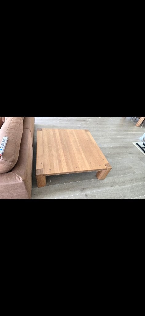 Eiken salon tafel, Ophalen, Gebruikt, 5 – 50, 100 tot 150 cm