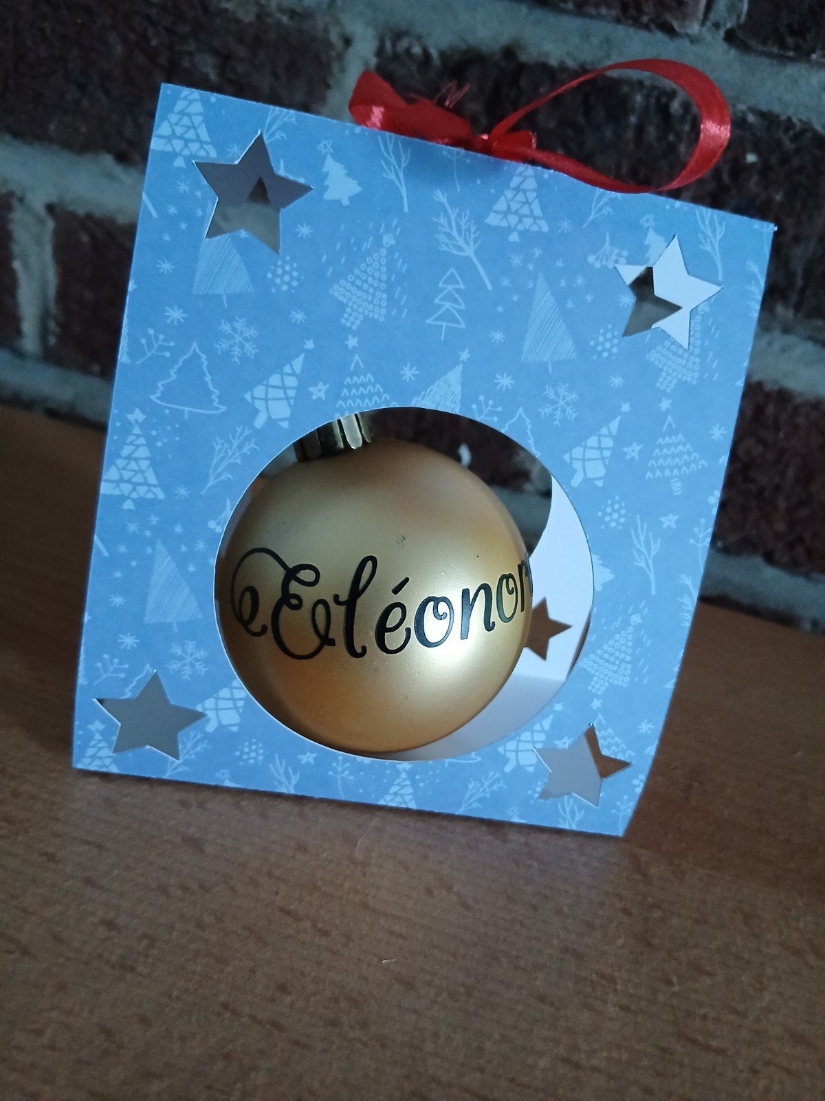 boule de Noël personnalisée, Ophalen of Verzenden, Nieuw