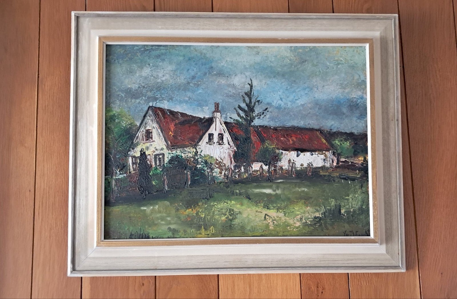 schilderij, Antiek en Kunst, Ophalen, Overige stijlen, Achter glas, Overige onderwerpen