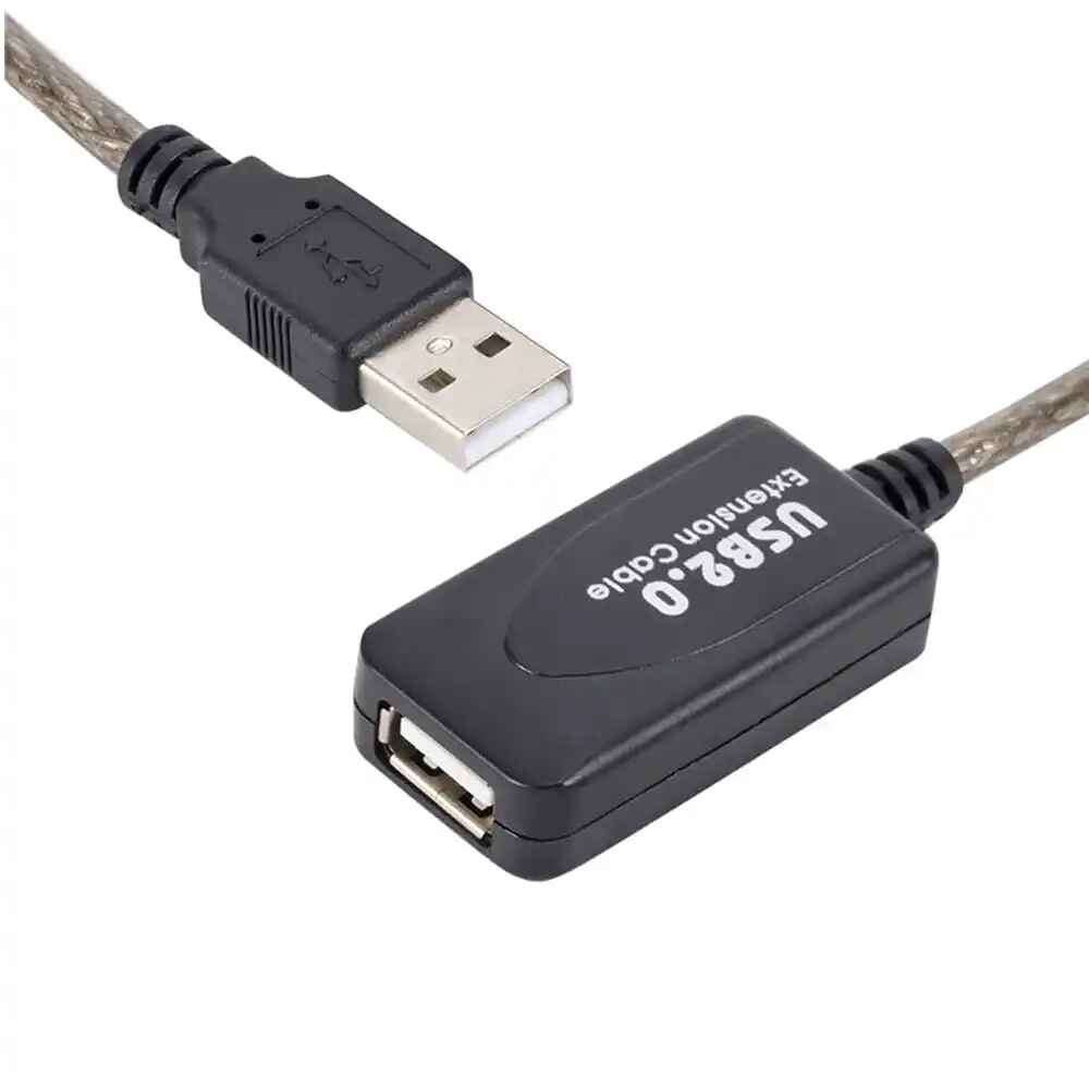Trixes GG91 – Câble USB 2.0 Actif Noir 20M, Envoi, Neuf
