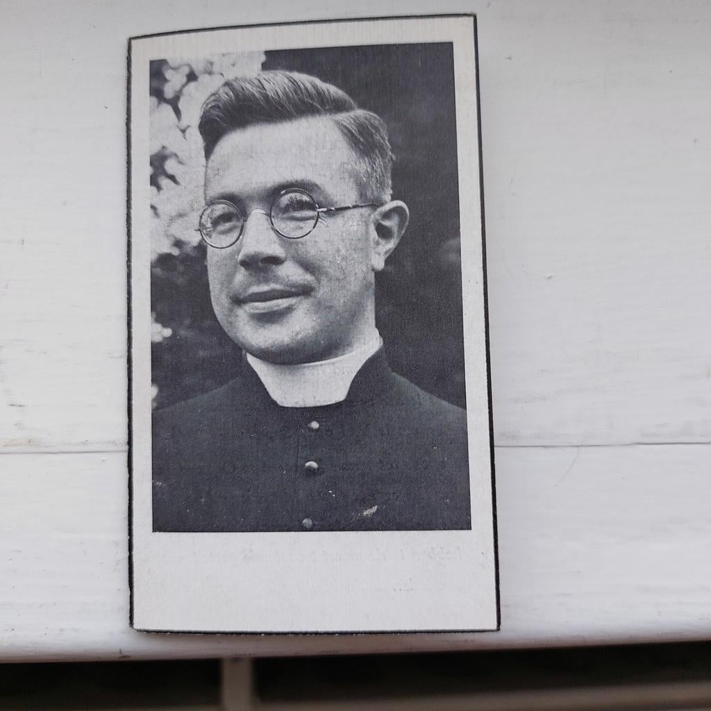Bidprentje EH Sylvain Vincke 1911-1949, Ophalen of Verzenden, Bidprentje