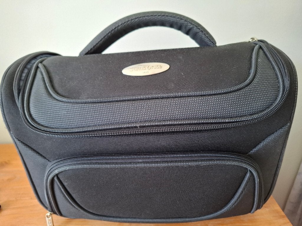 Zwarte beautycase Samsonite, Enlèvement, Comme neuf, Noir, Softcase