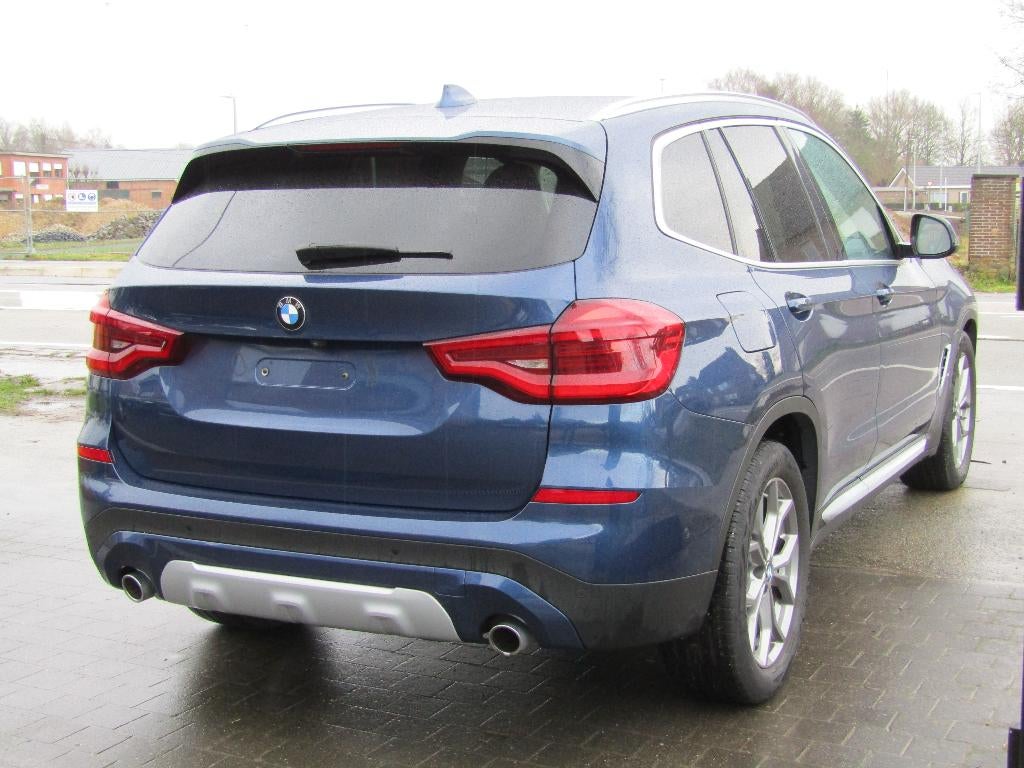 Bmw X3 2.0dA Sdrive18 MHEV, Auto's, Euro 6, 4 cilinders, Blauw, Leder