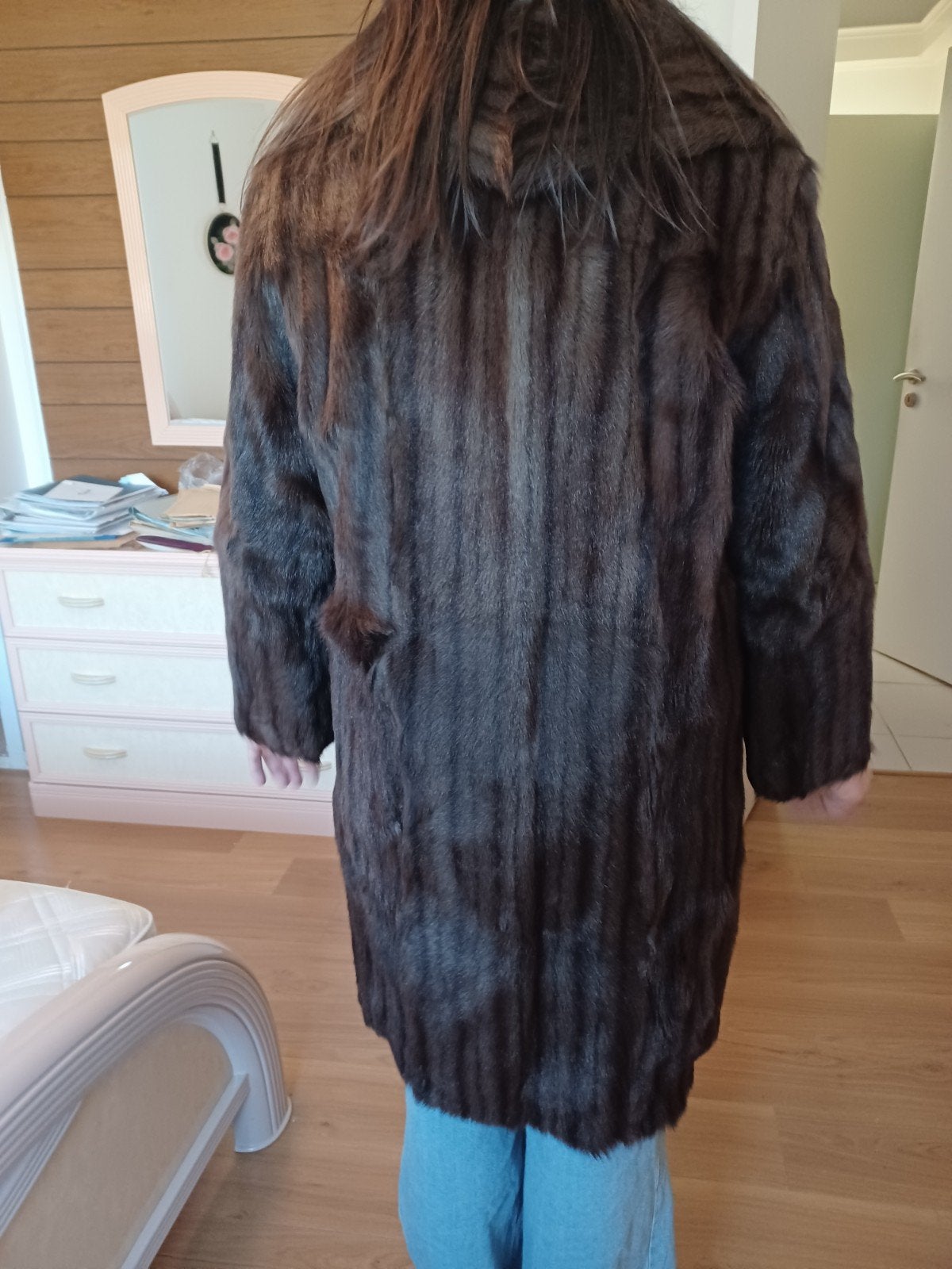Manteau de fourrure vision, Kleding | Dames, Jassen | Winter, Ophalen, Bruin
