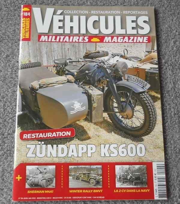 Véhicules Militaires Magazine (Num 104), Enlèvement, Livre ou Revue