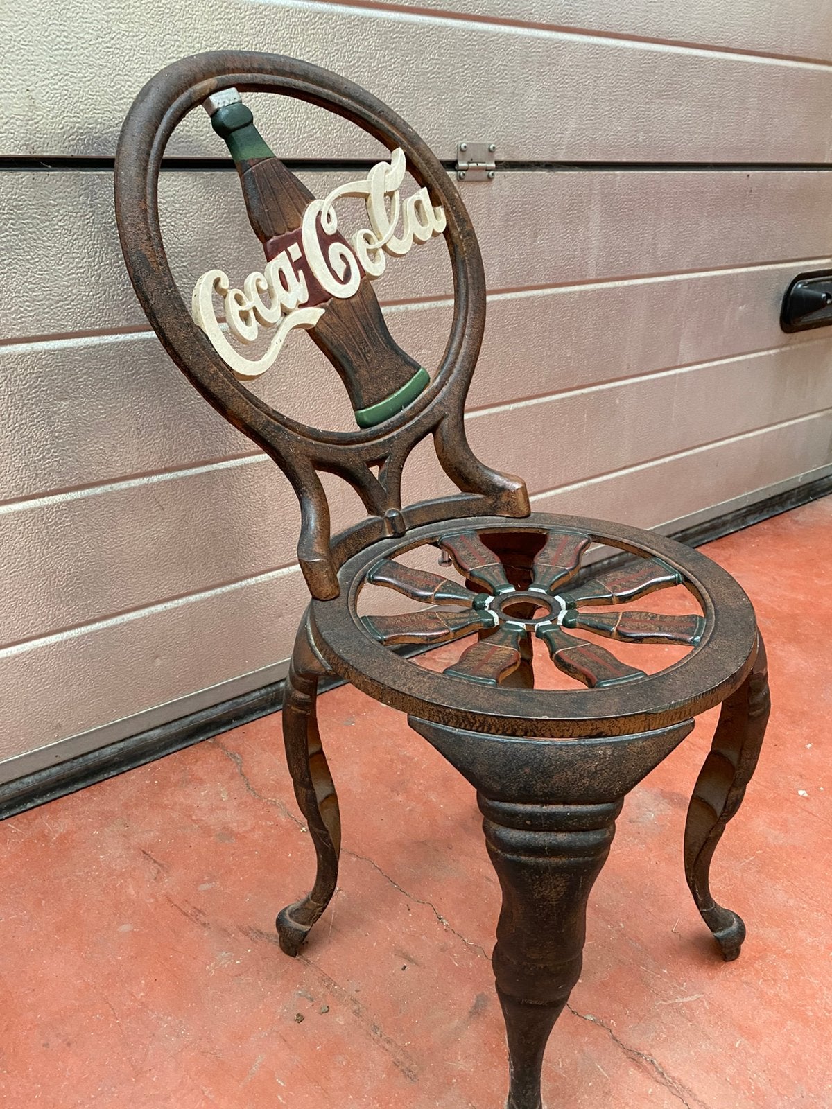 Chaise Coca-Cola années 70/80 en fonte, Antiquités & Art, Enlèvement