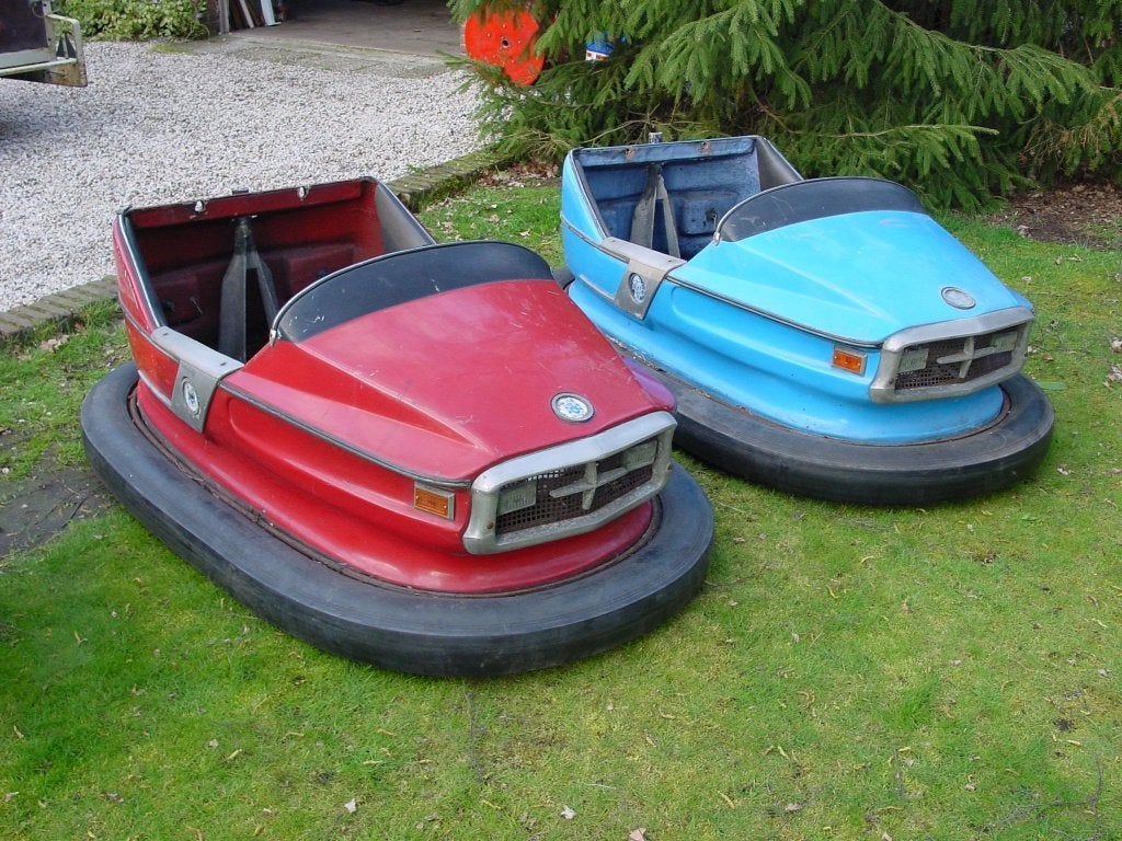 2 retro oldtimer botsauto's, Enlèvement, Autres types