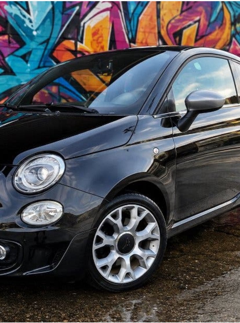Als nieuw prachtige fiat cabrio 500 c hybride als, Autos, Entreprise, Achat
