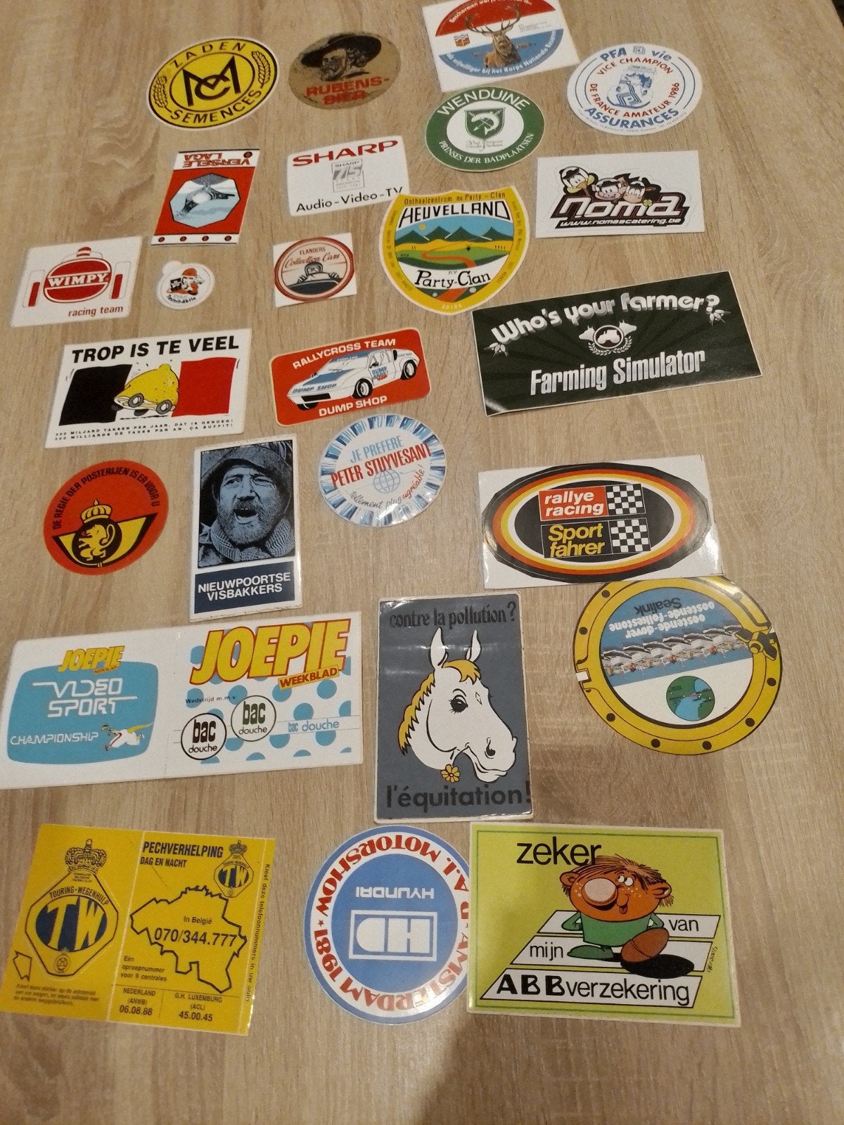 Lot stickers allerlei, Ophalen of Verzenden