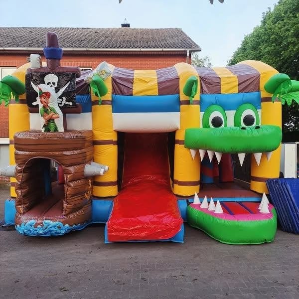 springkasteel multiplay XXL Piraat, Enlèvement, Utilisé