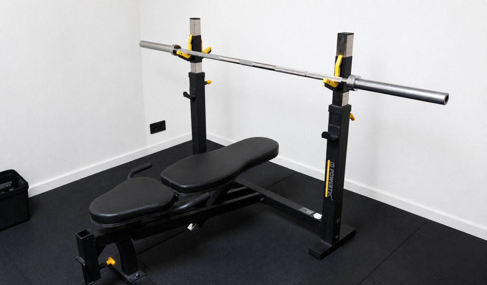 Olympische Halterbank - Powertec WB-OB - Olympic bench, Enlèvement, Comme neuf, Bras, Banc d'exercice
