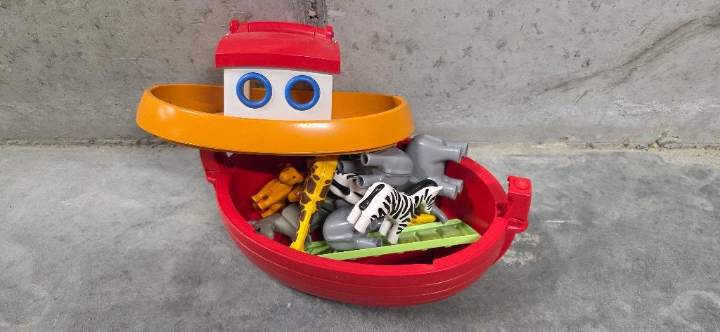 Playmobil 1.2.3 meeneem-Ark van Noach 6765, Kinderen en Baby's, Ophalen, Gebruikt