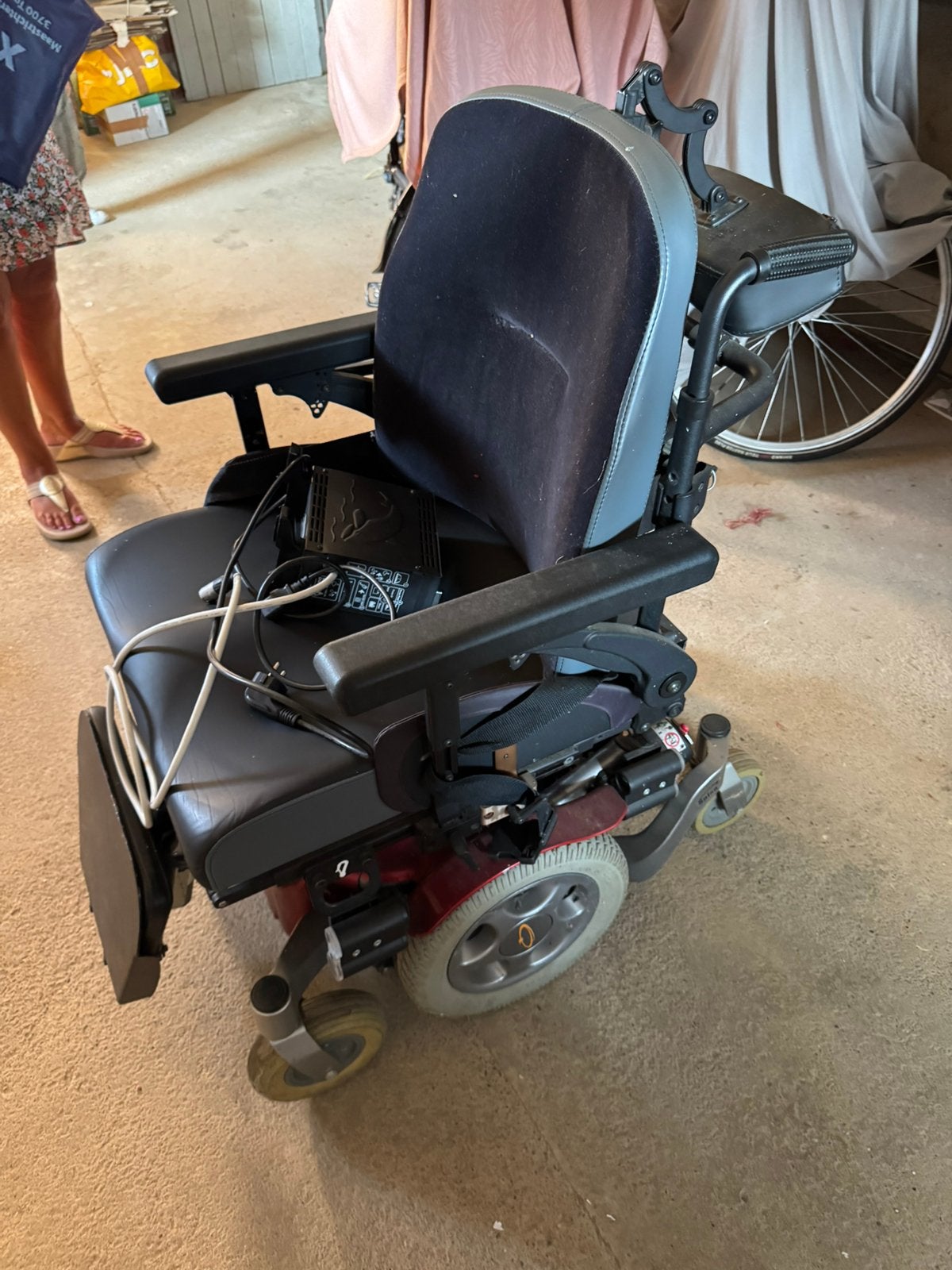 Sunrise Medical Quickie Salsa M Elektrische rolstoel, Enlèvement, Utilisé, Fauteuil roulant électrique
