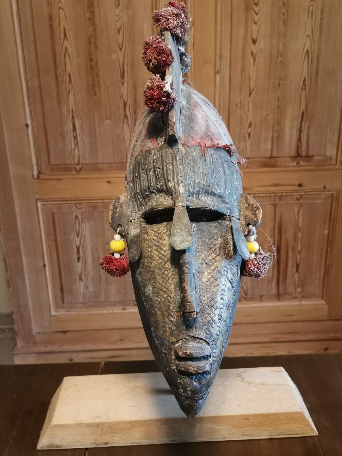 Tribal Mask. Mali Afrikaans masker, Ophalen