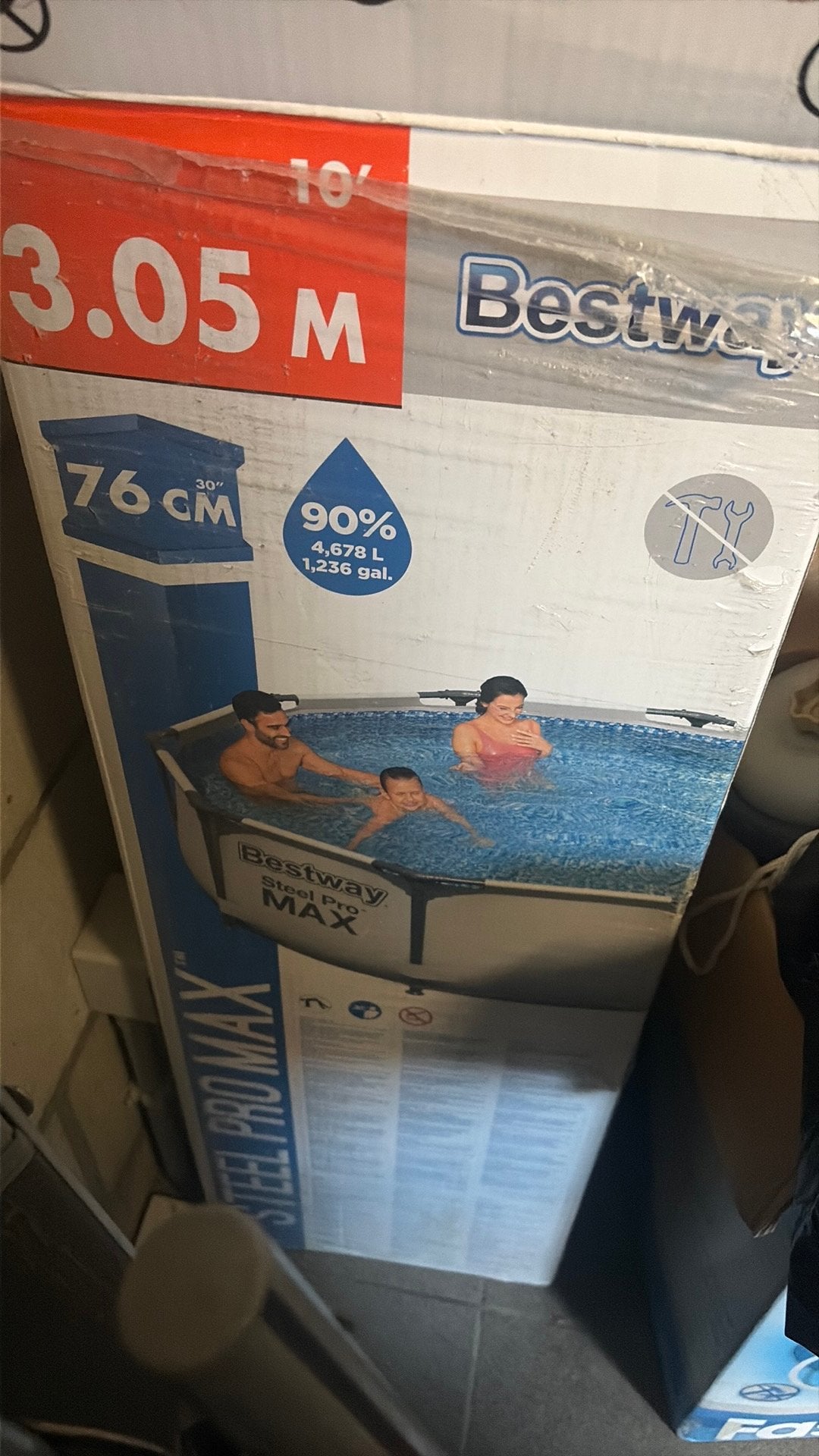 Bestway zwembad, Tuin en Terras, Zwembaden, Ophalen, Zo goed als nieuw