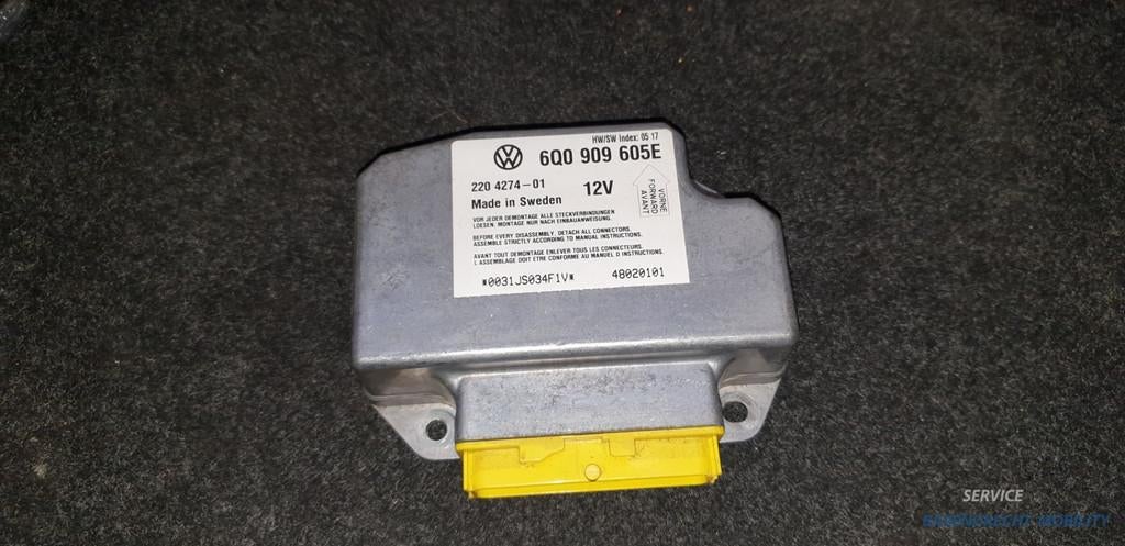 Module airbag VW New Beetle Cabriolet 6Q0909605E d'origine d, Volkswagen, Volkswagen AG, Vw@volkswagen.de, Utilisé