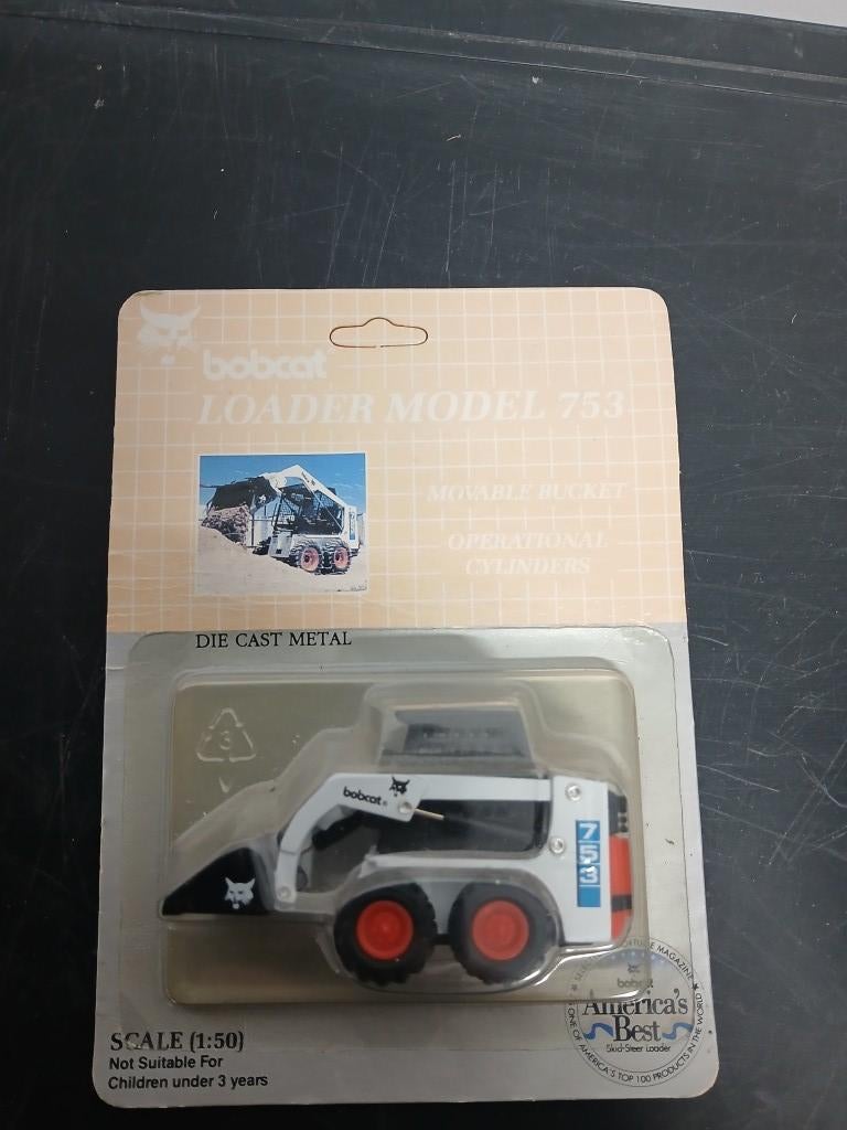 Voiture miniature BOBCAT 753 DIE-CAST, Enlèvement ou Envoi, Comme neuf, Tracteur et Agriculture