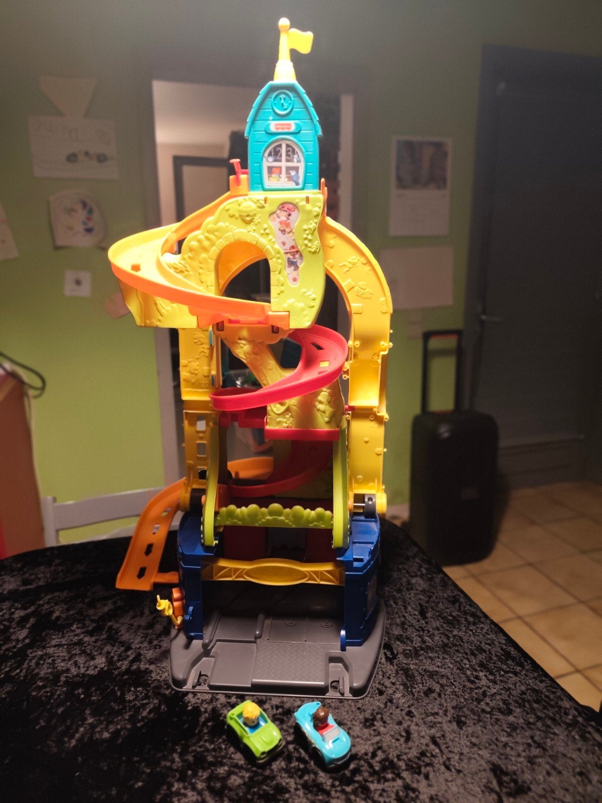Leuke omvormbare autobaan van Fisher Price met 2 auto's, Ophalen, Zo goed als nieuw, Auto of Voertuig