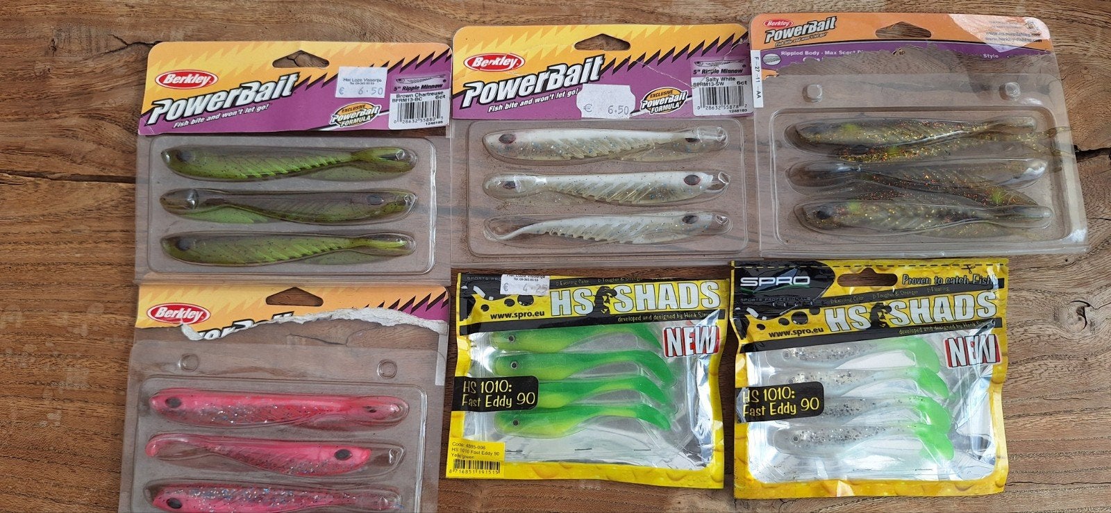 Powerbait,Fast Eddy shads., Watersport en Boten, Ophalen, Nieuw, Overige typen