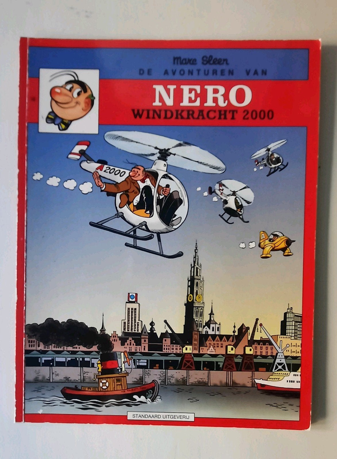Marc Sleen - Windkracht 2000 strip Nero, Boeken, Gelezen, Marc Sleen, Eén stripboek, Ophalen of Verzenden