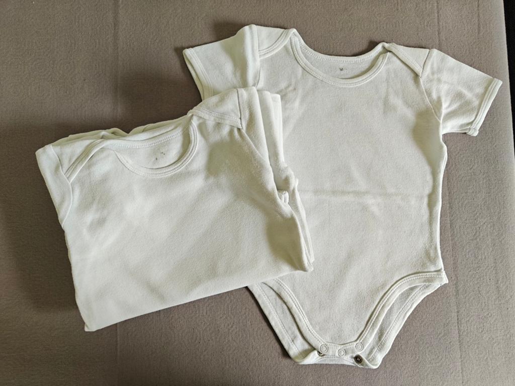 5 witte rompertjes maat 86, Kinderen en Baby's, Babykleding | Maat 62, Ophalen of Verzenden
