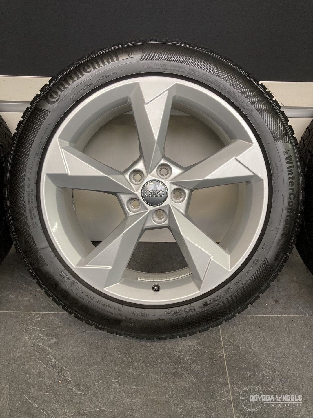 19” originele Audi Q3 F3 velgen + winterbanden 5x112 83A6010, 19 inch, Gebruikt, -, -