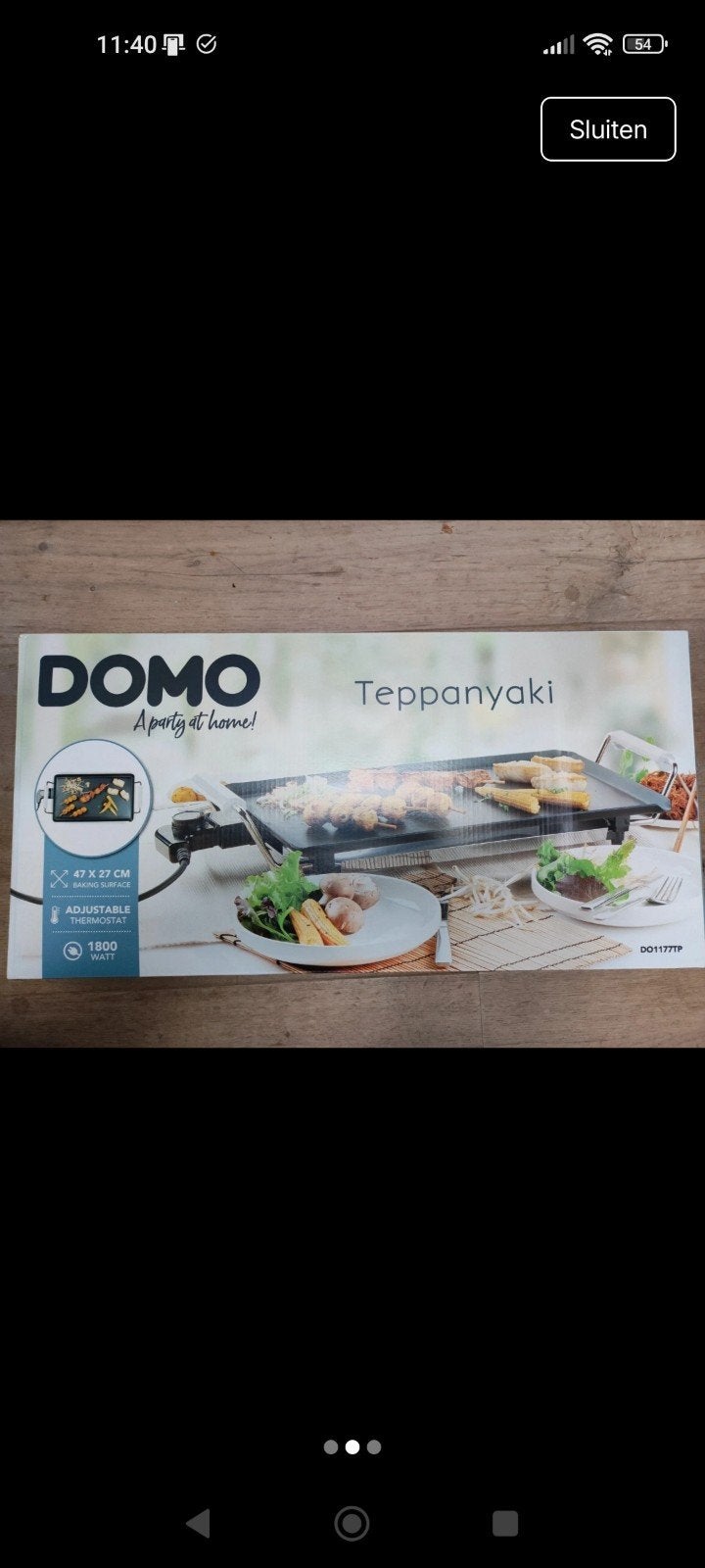 Domo Teppanyaki, Ophalen of Verzenden