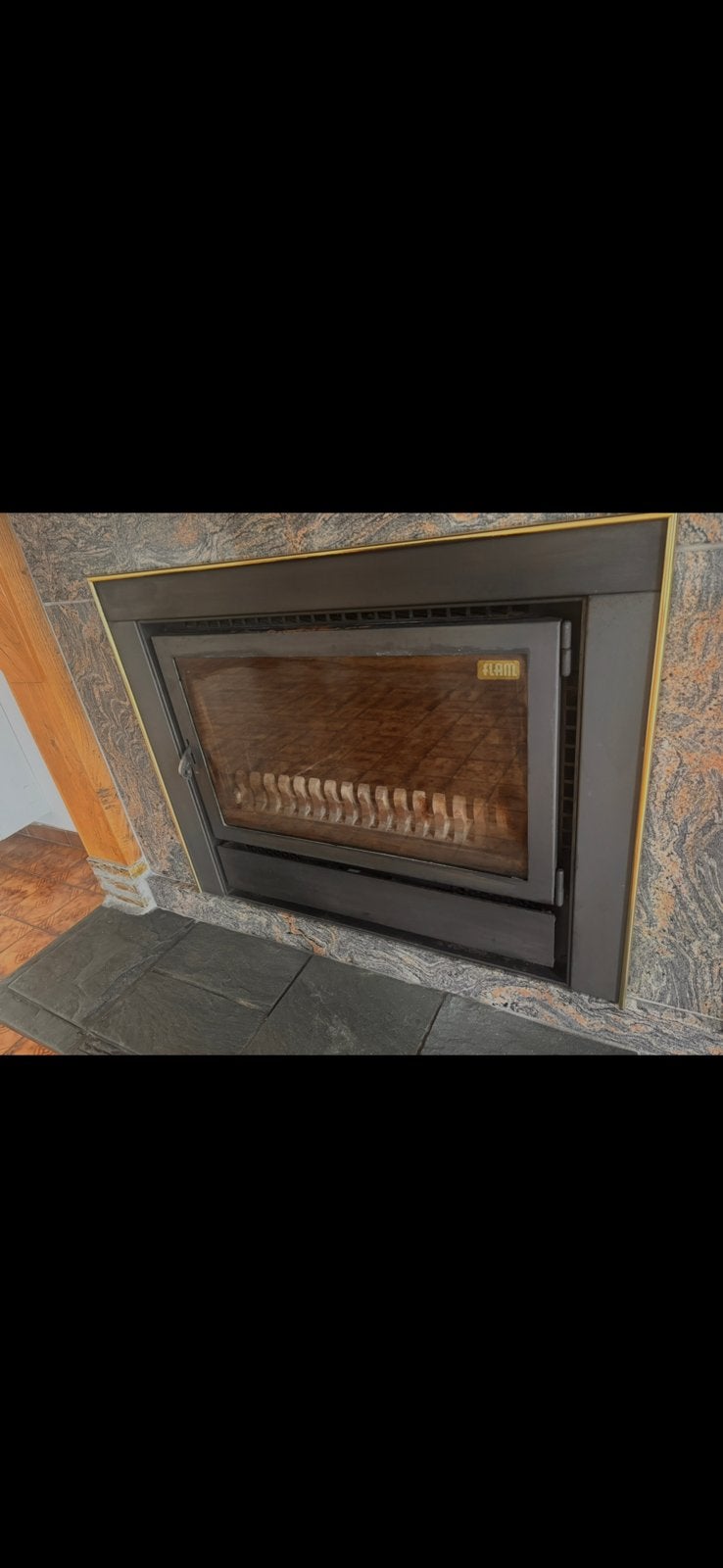 Inbouw cassette Flam - perfecte staat - houtkachel, Enlèvement, Comme neuf