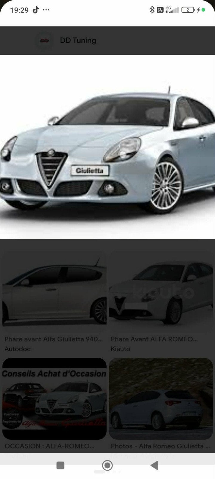 Phare Alpha Romeo Giulietta, Auto's, Alfa Romeo, Particulier, Te koop, Giulietta