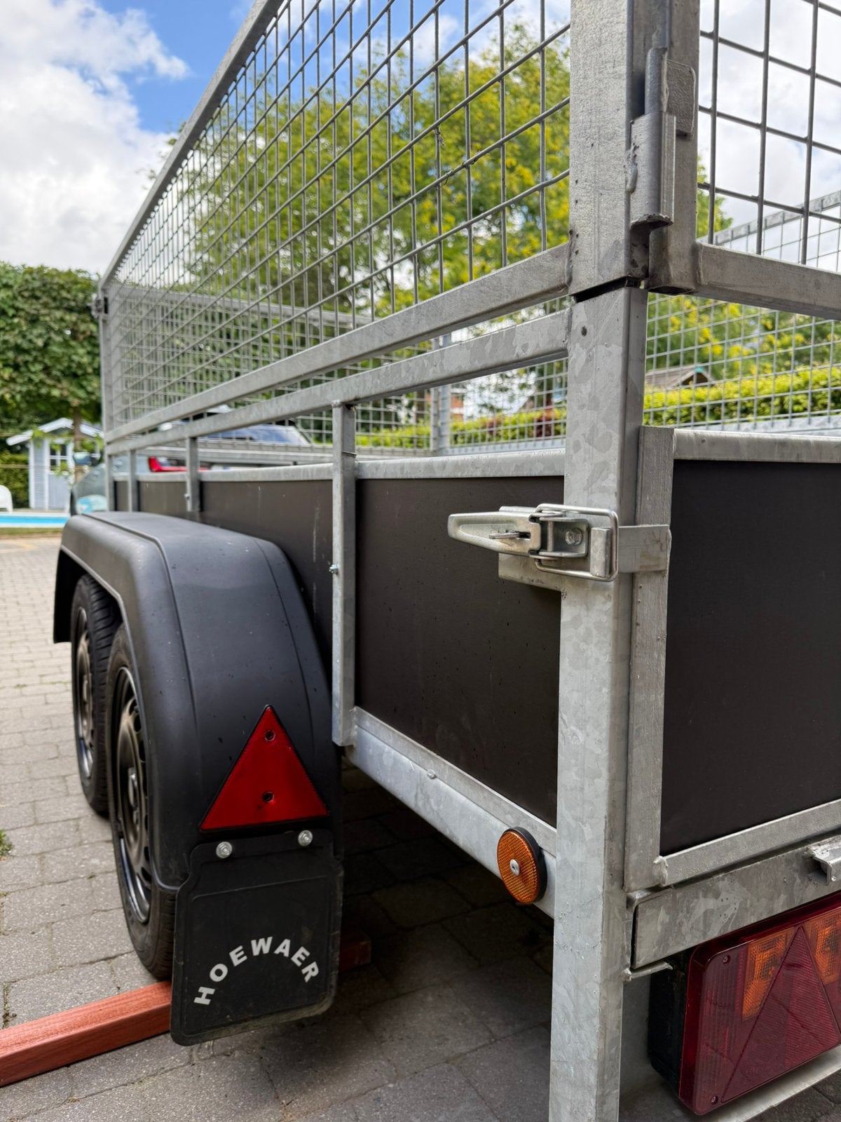 Remorque à double essieu de 750 kg, Enlèvement, Comme neuf