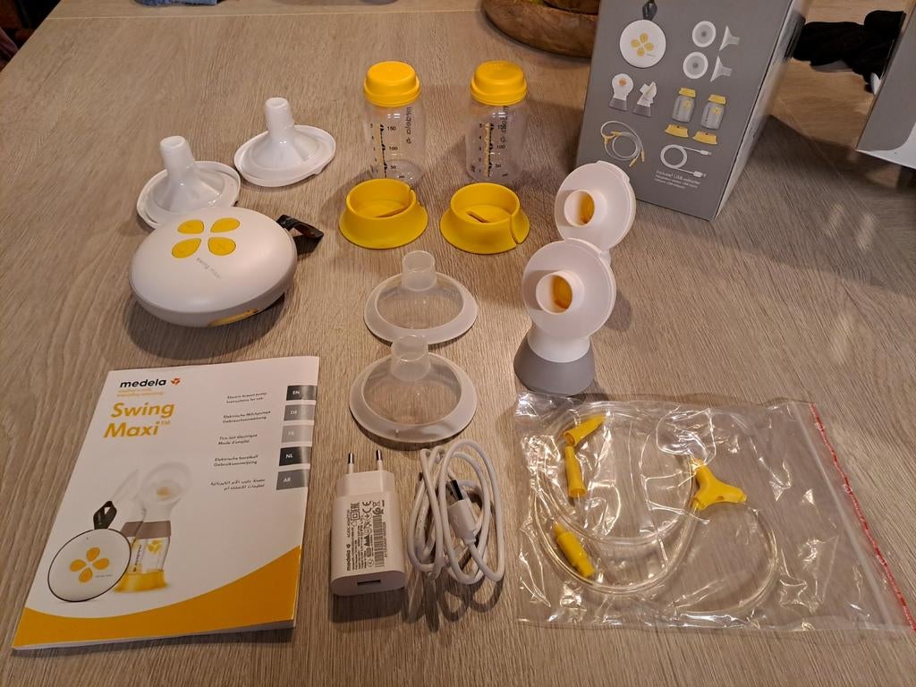 Medela Swing Maxi borstkolf dubbel - als nieuw, Ophalen of Verzenden, Borstkolf