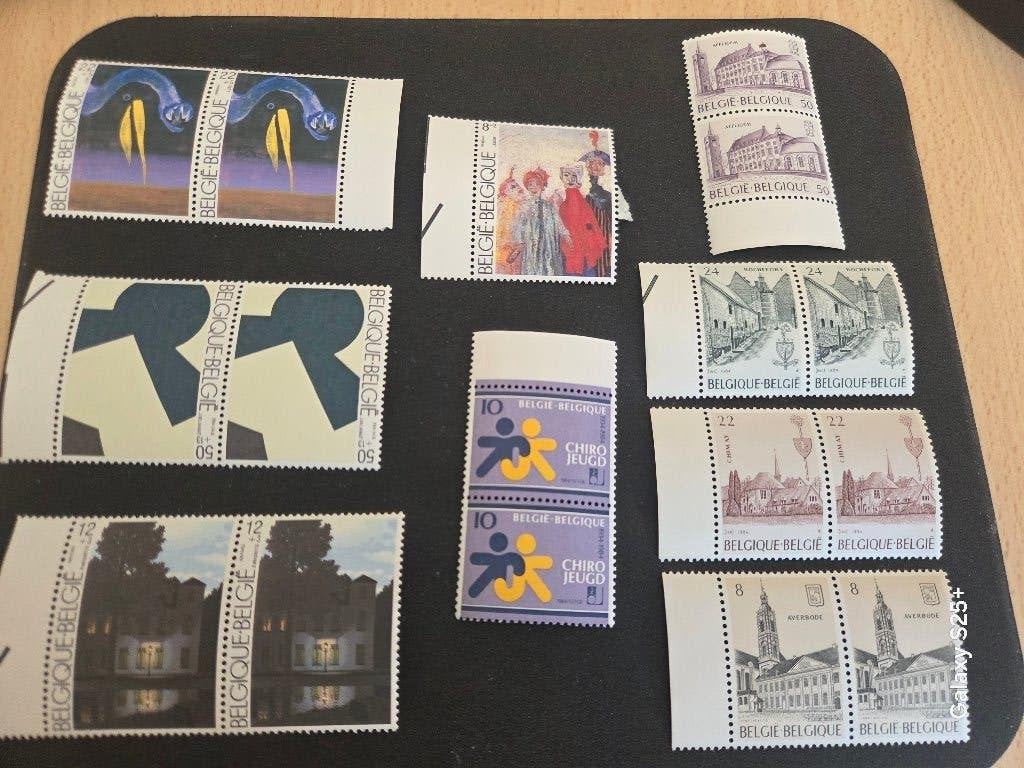 Lot de timbres Neufs "Thème :Villes/peintres/divers -1984", Ophalen, Met stempel, Frankeerzegel, Postfris