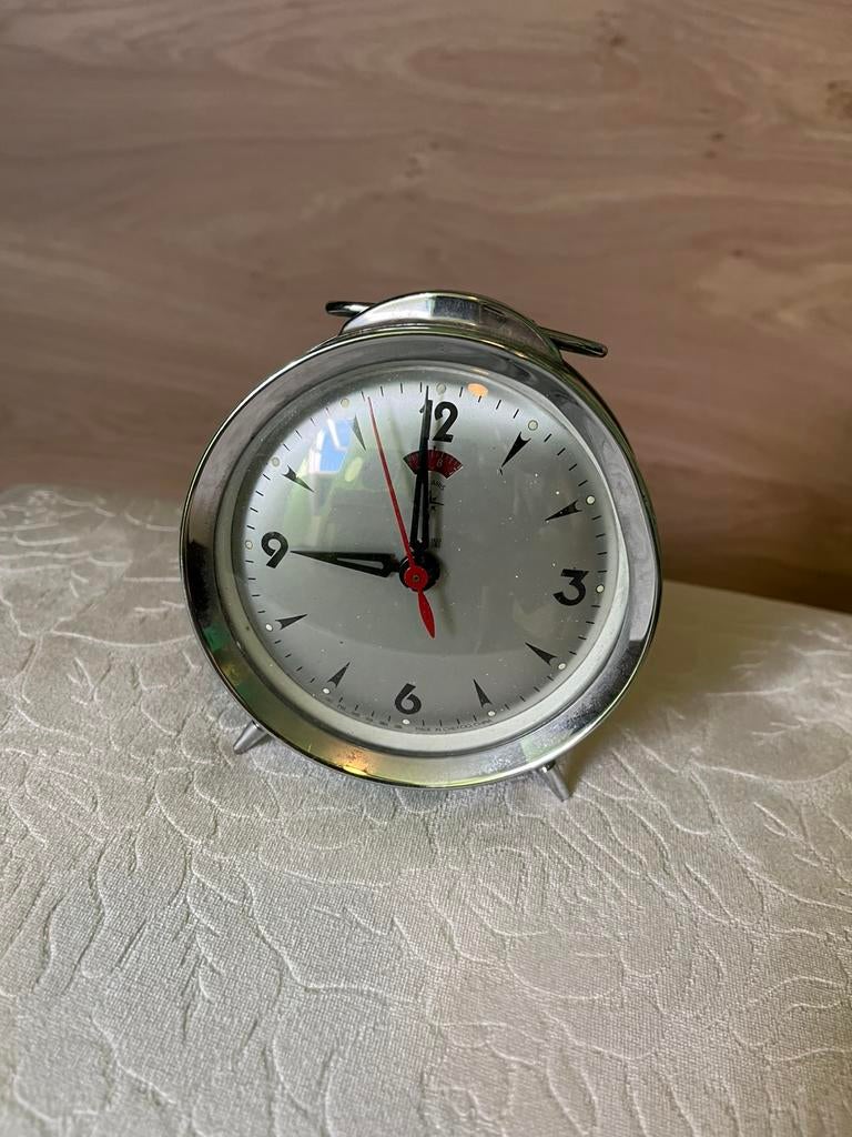 vintage mechanische opwindwekker, Ophalen, Zo goed als nieuw