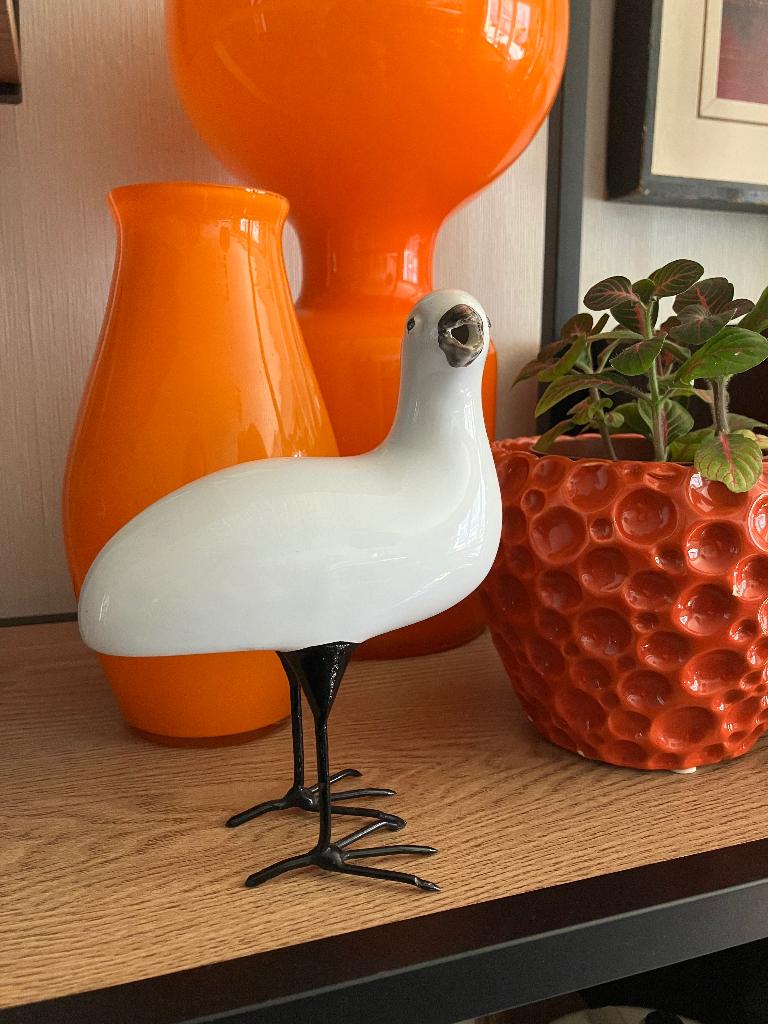 Keramiek vogeltje., Ophalen, Minder dan 20 cm, Beeld, Vogel