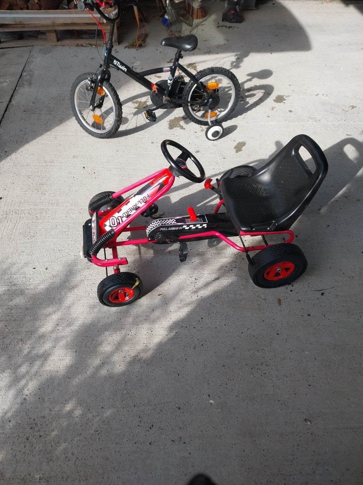 Gocart en kinderfiets, Kinderen en Baby's, Speelgoed | Buiten | Voertuigen en Loopfietsen, Ophalen