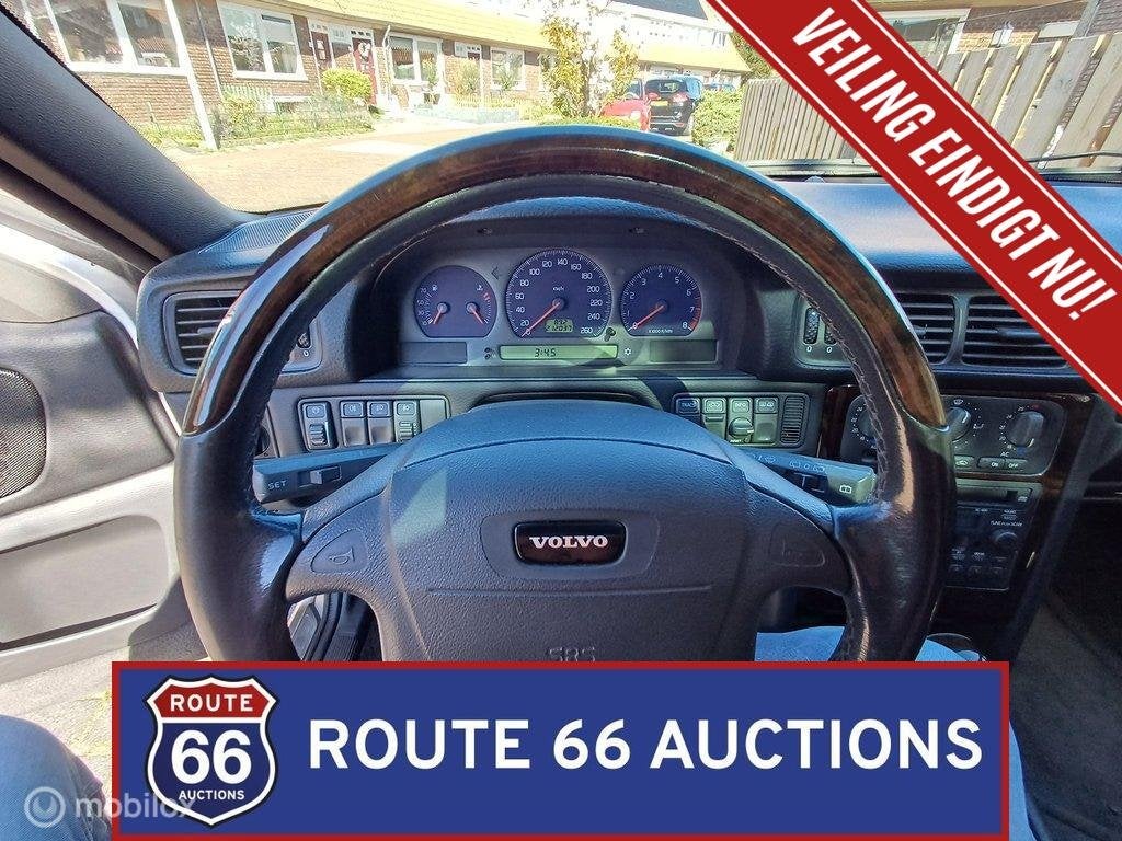 Volvo V70 R | 1998 | Route 66 Auctions, Auto's, Zwart, Bedrijf, Handgeschakeld, Overige carrosserie
