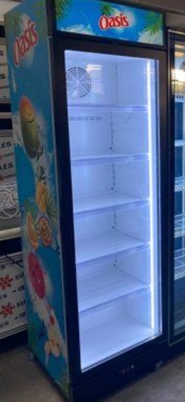 Oasis frigo, Ophalen