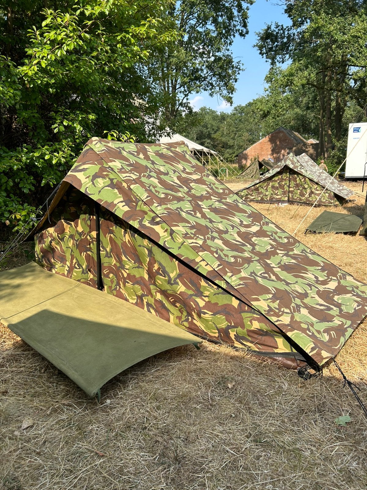 Tentjes Nederlands leger, Ophalen, Gebruikt
