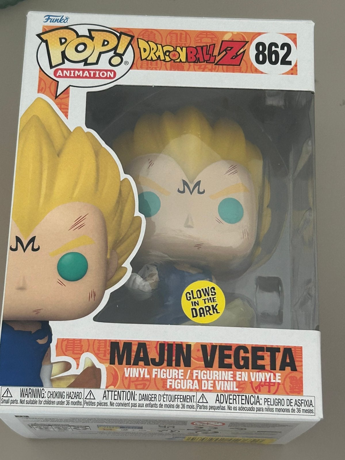 Dragon Ball Majin Vegeta Pop, Enlèvement, Comme neuf