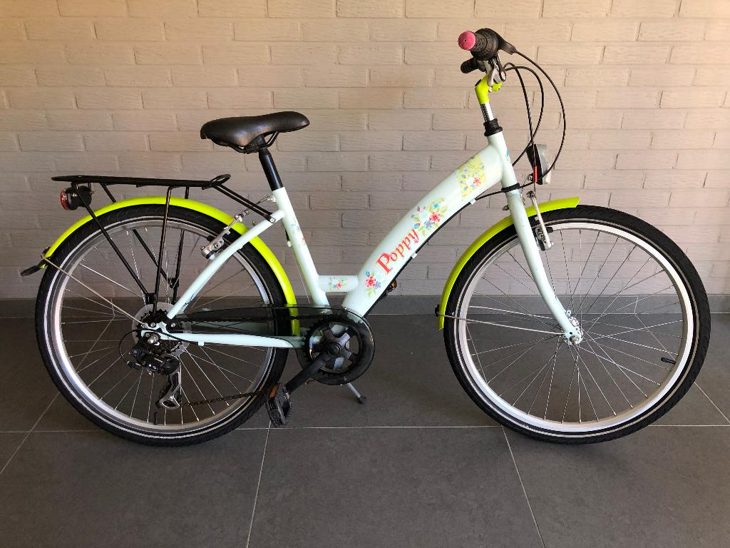 Meisjesfiets 24 inch zeer goede staat, Fietsen en Brommers, Ophalen, 24 inch, Velgrem, Versnellingen