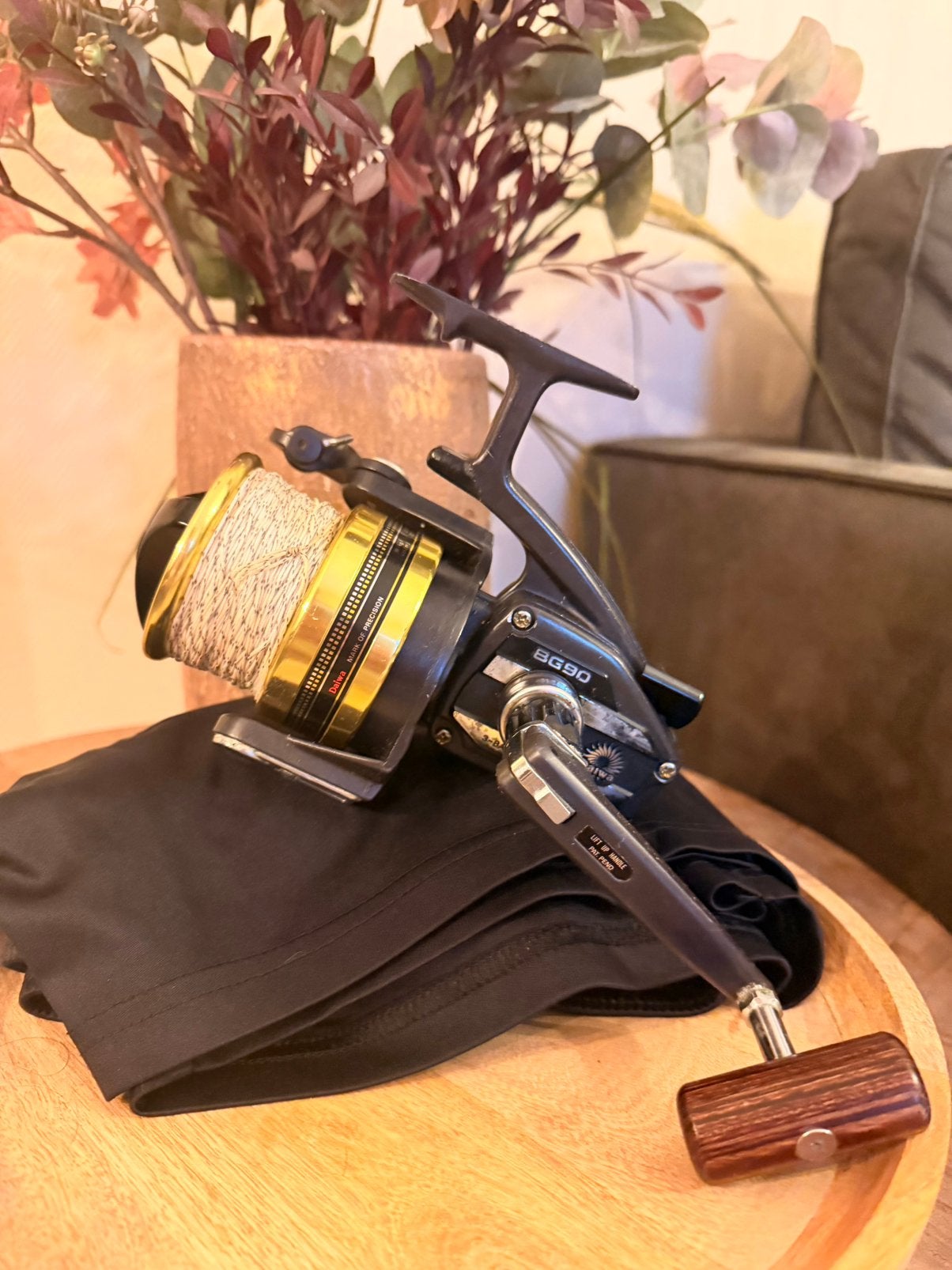 Daiwa BG 90 japan!, Ophalen of Verzenden, Zo goed als nieuw, Molen