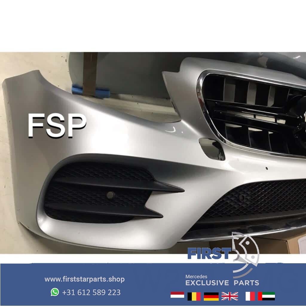 W213 AMG E43 E53 VOORBUMPER Mercedes E Klasse 2016-2021 ZILV, Utilisé, -, Avant, -