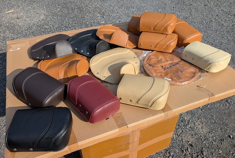 Couvre-selles et poufs pour Vespa Large Frame, Enlèvement