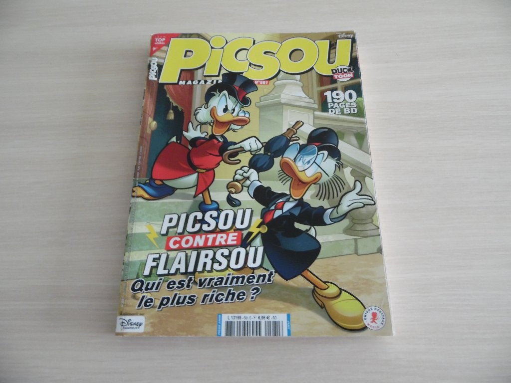 PICSOU MAGAZINE N°581, Enlèvement ou Envoi, Comme neuf, WALT DISNEY, Une BD