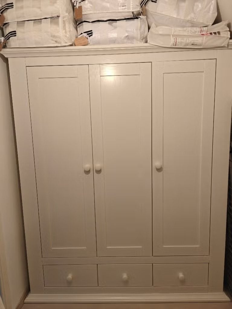 Bopita Charlotte kleerkast wit | 3 deuren, 159 cm, Kinderen en Baby's, Ophalen, Kast, 50 tot 70 cm, 105 cm of meer