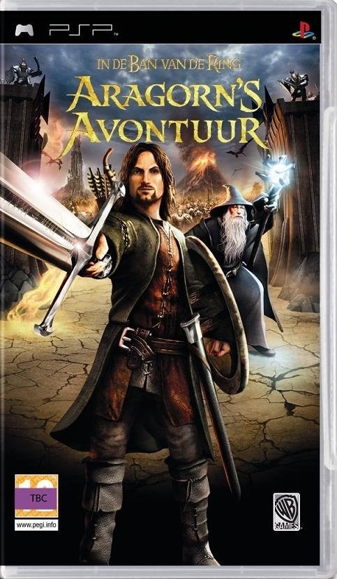 In de Ban van de Ring Aragorns Avontuur, Games en Spelcomputers, Games | Sony PlayStation Portable, Avontuur en Actie, Gebruikt