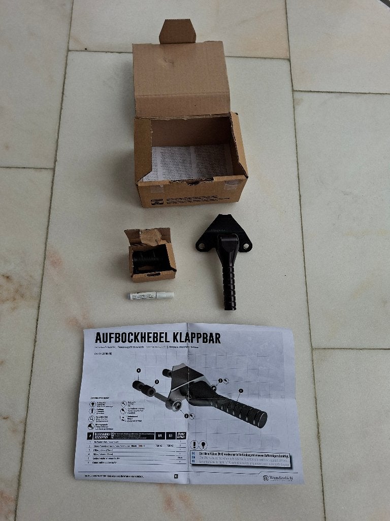 Inklapbare opbokhulp BMW F 750/800/850/900 GS (Adv), Motoren, Ophalen of Verzenden, Gebruikt