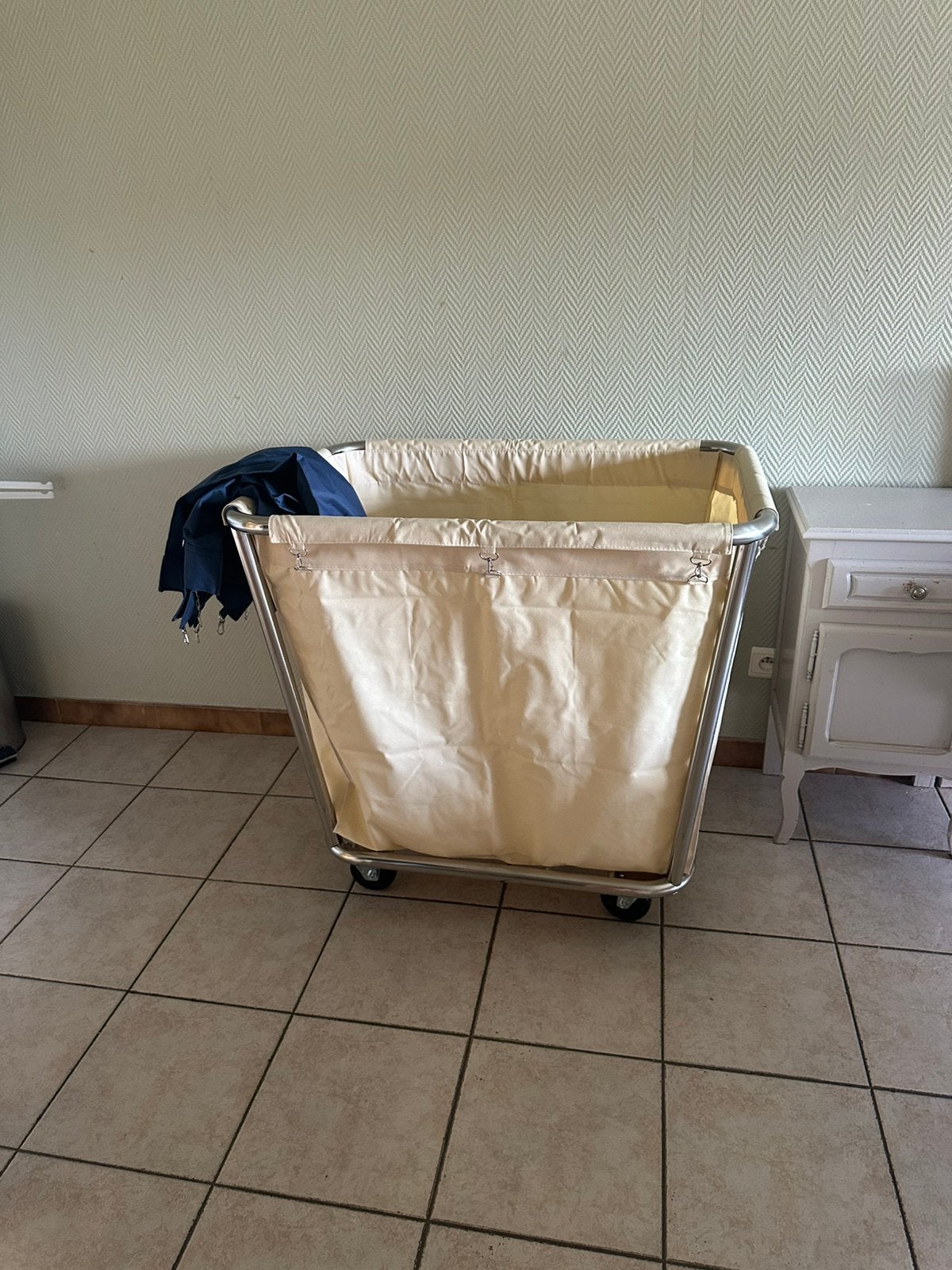 GROTE linnenwagen op Wielen90x87cm  Hotel Profi Was, Ophalen, Zo goed als nieuw