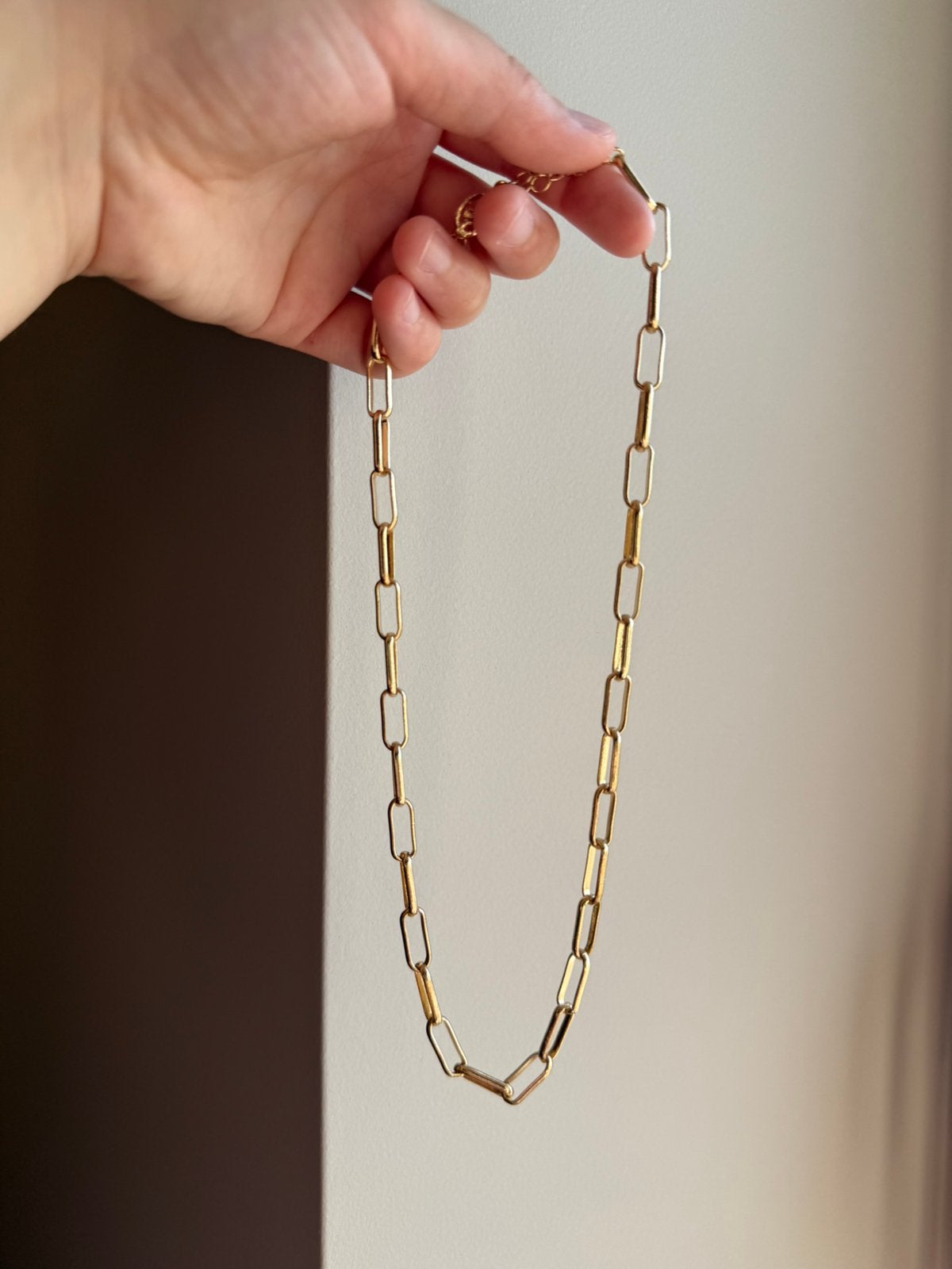 Ketting, Ophalen, Zo goed als nieuw, Goud, Goud